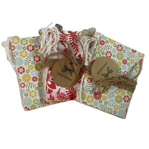Set 6 Handmade Mini Notebook Decorative Inserts Travel Journals Diary u